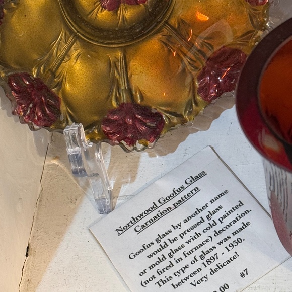 VTG GOOFUS GLASS Small Plate 6" - Picture 4 of 5